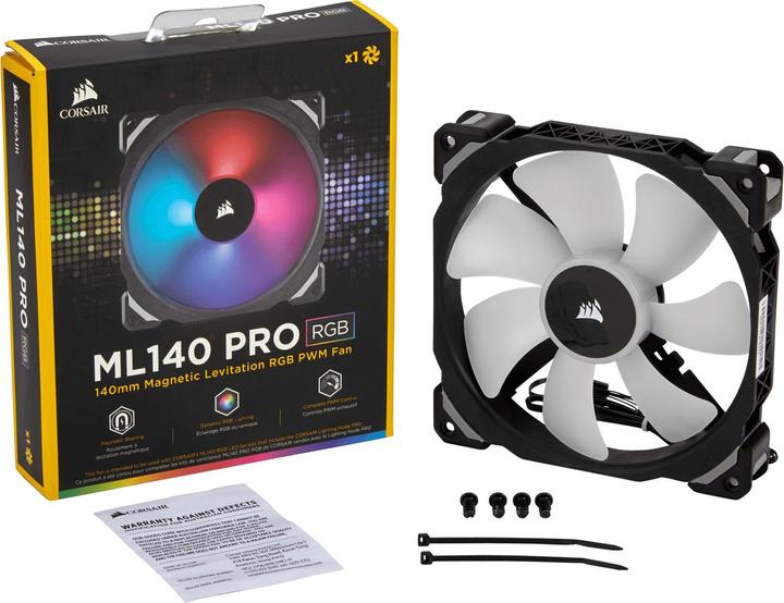 Actual product image Corsair Ml140 Pro RGB (140 mm, 1 x)