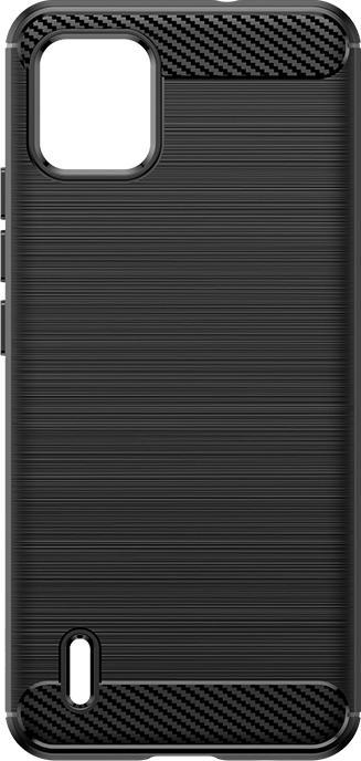 Actual product image Hurtel Carbon Case silicone case for Nokia C110 - black (Nokia C110)