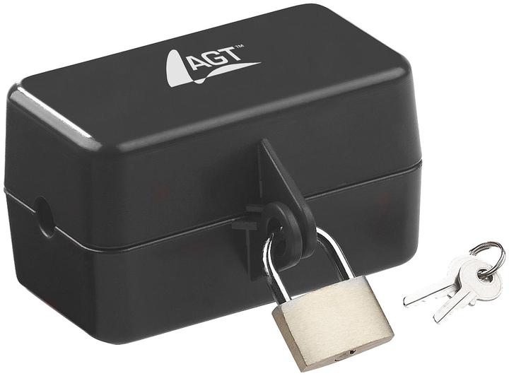 Produktbild AGT Abschliessbare Stromstecker-Schutzbox mit Vorhängeschloss