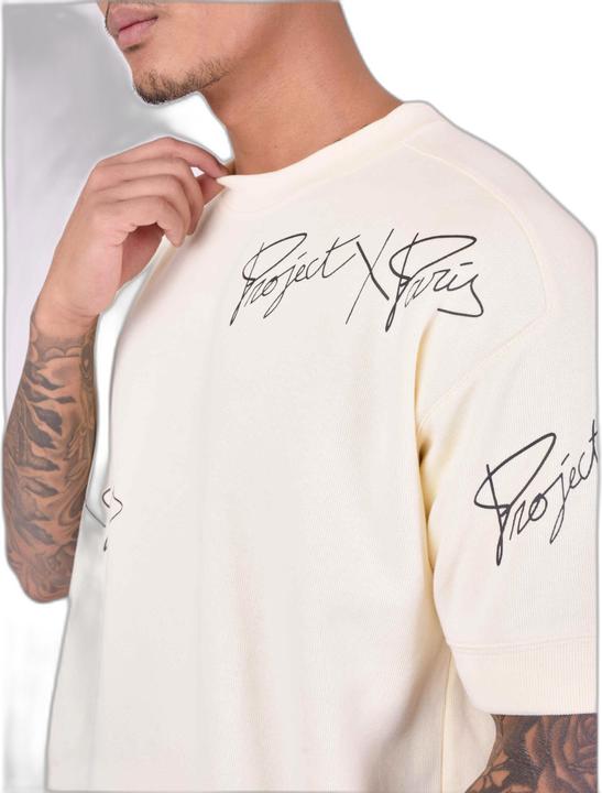 Actual product image Project X Paris logo printed esh t-shirt soft (M)