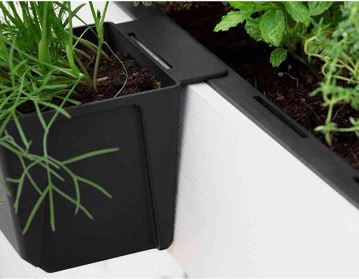 Actual product image Geli Planter Easy 10c m for Euro pallets, anthracite (95 cm)
