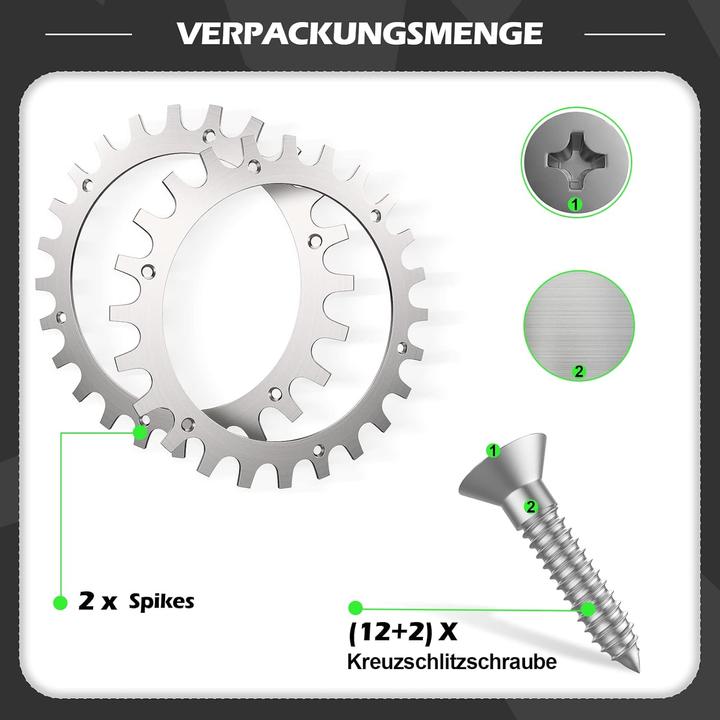 Produktbild Delixike Roboterspikes (Mähroboter, Gartenmaschinen Ersatzteile)