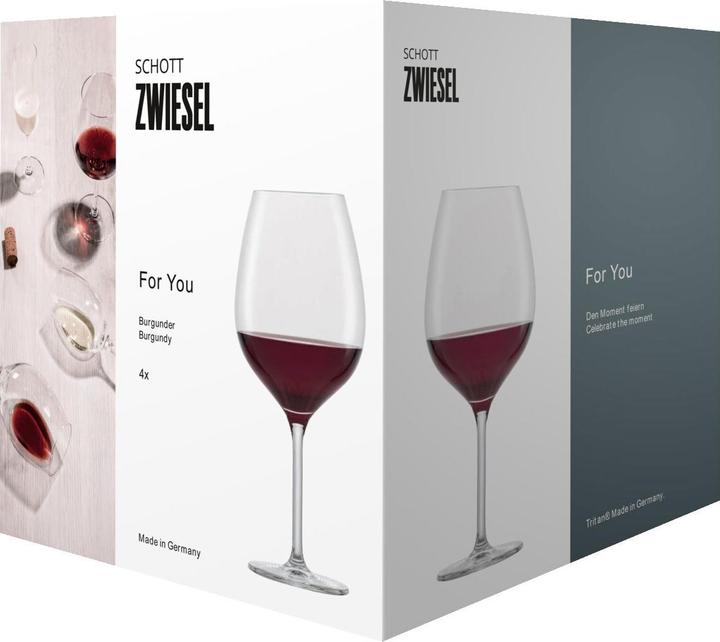 Actual product image Schott Zwiesel Burgundy Red Wine Glass FOR YOU (63 cl, 4 Glasses, Red wine glasses)