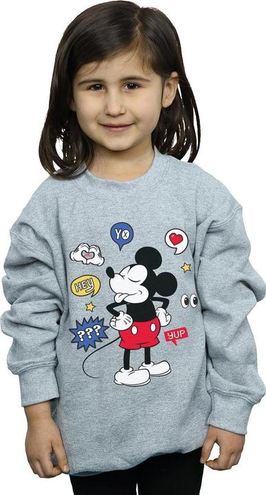 Produktbild Disney Mickey Mouse Tongue Out Sweatshirt Mädchen (140, 146)