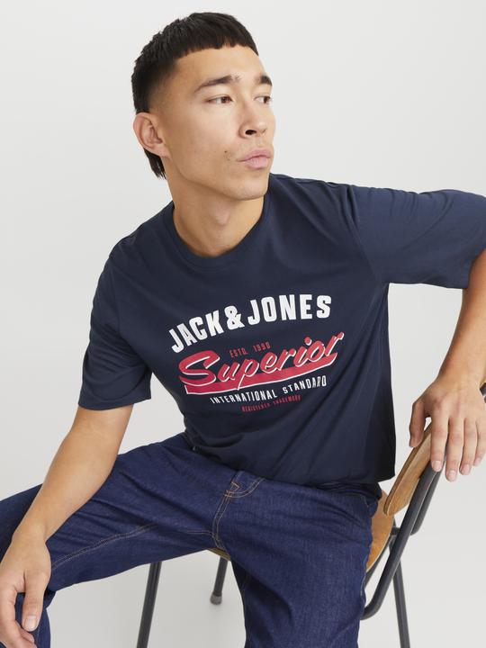 Produktbild Jack & Jones Jjelogo Tee Ss O-Neck 2 Col Ss25 Sn (L)