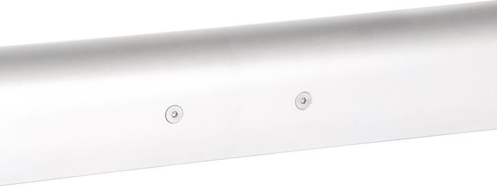 Actual product image Sport-Thieme Large field soccer goal "Kompakt Plus", standing in ground sockets, white stove enameled