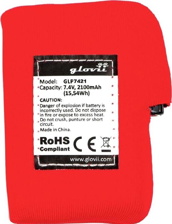 Produktbild Glovii Ersatzbatterie für beheizte Handschuhe und Mützen GLP7421