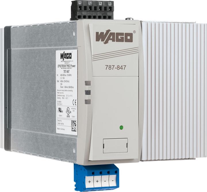 Image du produit Wago 787-847 - 960 W - 340 - 550 V - 50 - 60 Hz - 2 A - passif - 15 ms (960 W)