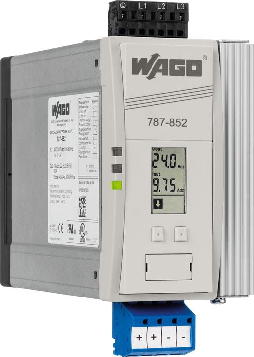Image du produit Wago 787-852 - 480 W - 340 - 550 V - 50 - 60 Hz - 1.1 A - passif - 13 ms