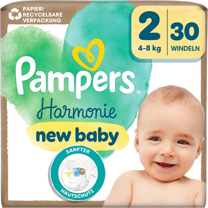 Image du produit Pampers Harmonie (Taille 2, Pack, 30 pièce(s))