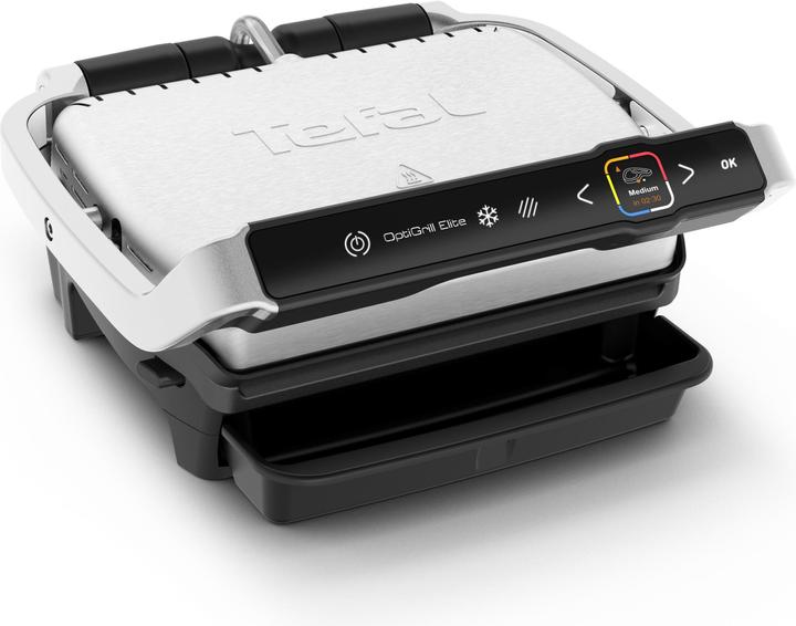 Tefal OptiGrill Elite GC750D Elektrogrill Tischgrill Kontaktgrill (EU-Stecker)