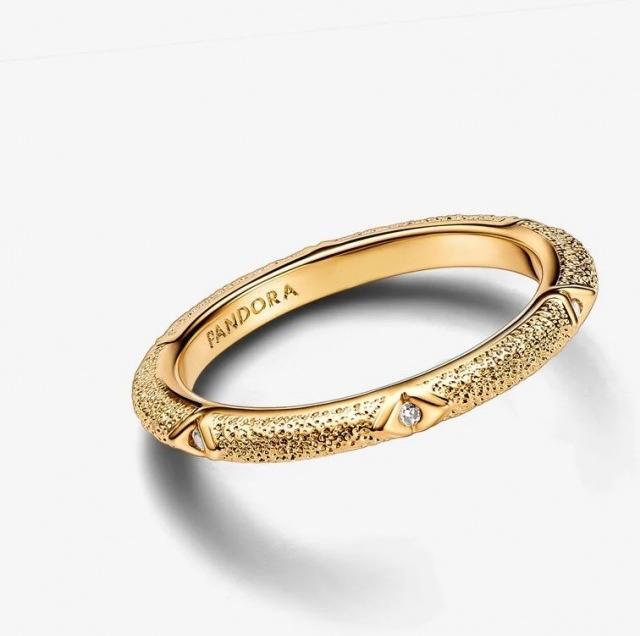 Produktbild Pandora ME Struktur & Steine Ring (56)