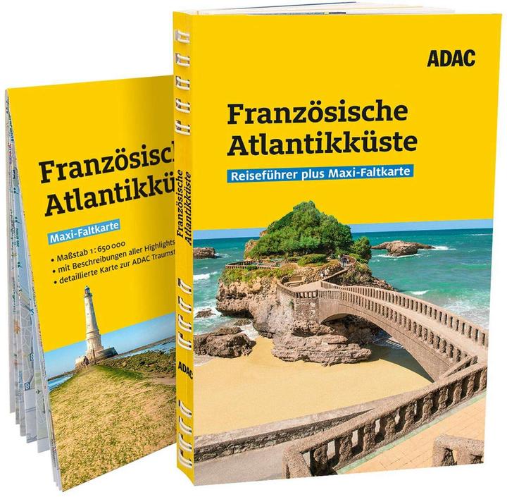 Produktbild Adac Reiseführer plus Französische Atlantikküste (Deutsch, Jonas Fieder, 2024)