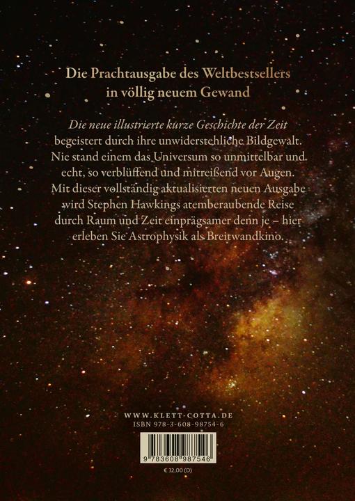 Produktbild Die neue illustrierte kurze Geschichte der Zeit (Deutsch, Stephen Hawking, Hainer Kober, 2023)