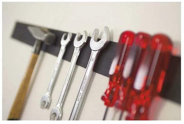 Actual product image tesa On&Off hook and loop tape, self-adhesive hook and loop strips (50 mm)