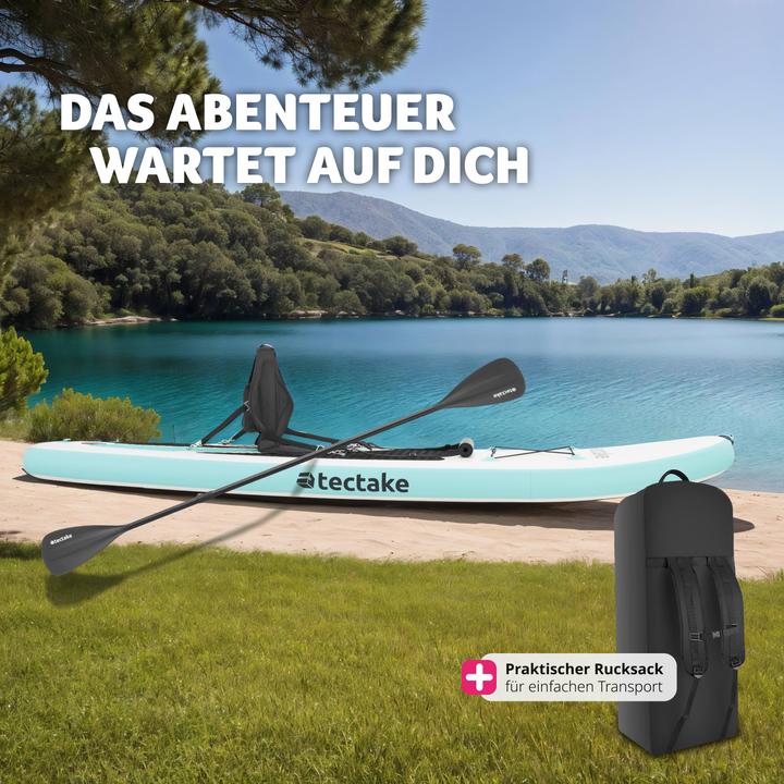 Immagine prodotto tectake Set tavola stand-up paddle Zenon,2 in1 gonfiabile, completo
