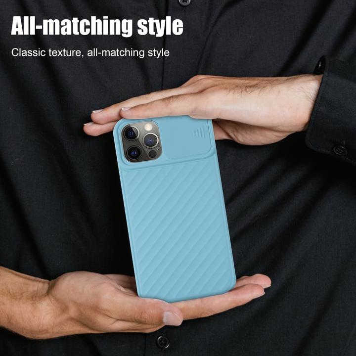 Immagine prodotto Cadorabo Cover in TPU con protezione della fotocamera (Apple iPhone 12, Realme 12 Pro+)