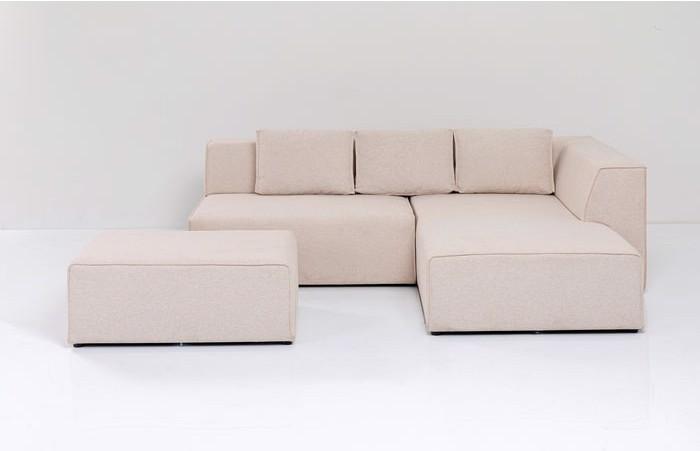 Produktbild Kare Design Ecksofa Infinity Ottomane Creme Rechts (Ecksofa)