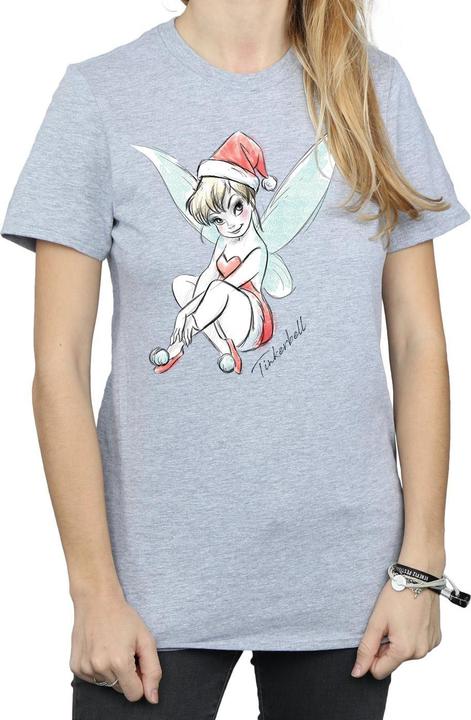 Immagine prodotto Disney Tinkerbell Christmas Fairy Maglietta Ampia Donna (XL)