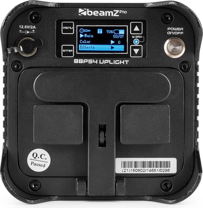 Image du produit BeamZ PAR-Bar BBP54 Batterie Uplight (12 W, LED)
