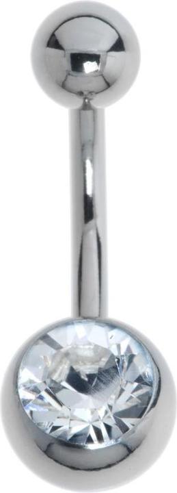 Bijouteria Bauchpiercing (Edelstahl, Zirkonia)