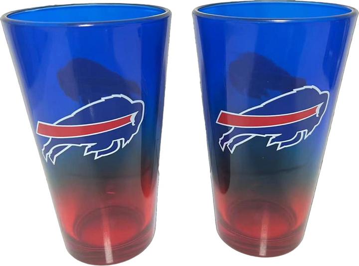 Great Branding Buffalo Bills Pint Glass Set 16 oz./475 ml (0.48 l)
