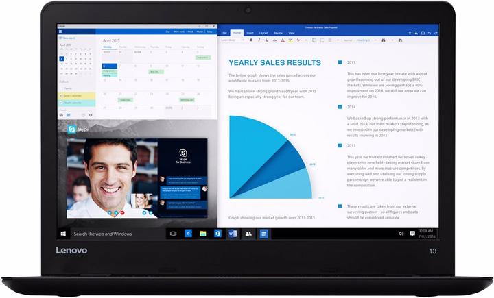 Productafbeelding Lenovo Thinkpad 13 (2e generatie) 20J1 - Ultrabook - Core i5 7200U / 2,5 GHz - Win 10 Pro 64 (Intel Core i5-7200U, 8 GB, 256 GB)
