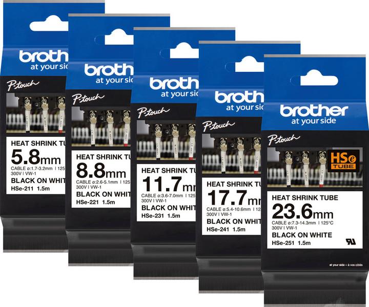 Produktbild Brother Hse-251 (2.36 cm, Schwarz, Weiss)