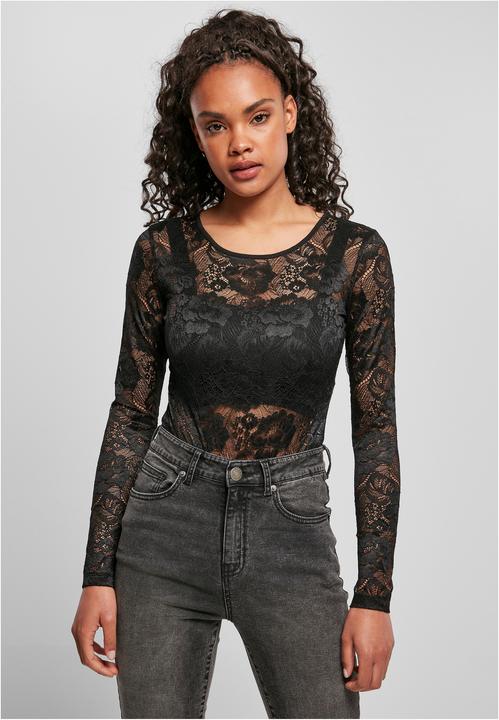 Actual product image Urban Classics Ladies Lace Longsleeve Body (S)