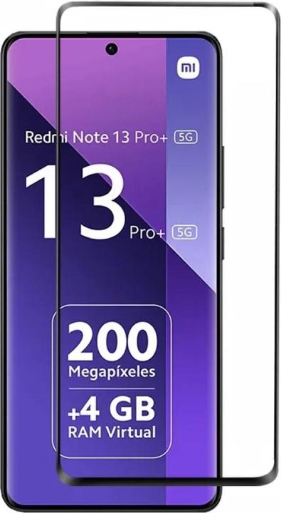 Produktbild Screenguard Xiaomi Redmi Note 13 Pro+ 5G Full Screen Panzerglas Schutzfolie 2.5D 9H (1 Stück, Xiaomi Redmi Note 13 Pro+)