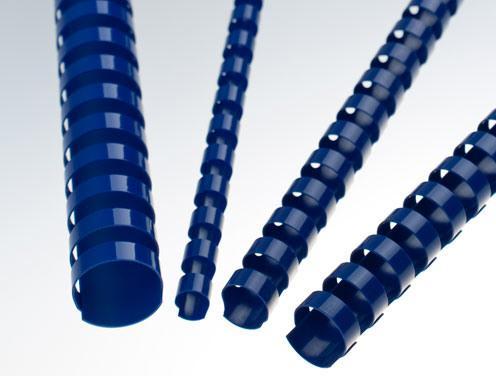Produktbild Renz Plastik-Binderücken A4 100 Stk. - Ring Ø 14 mm, blau