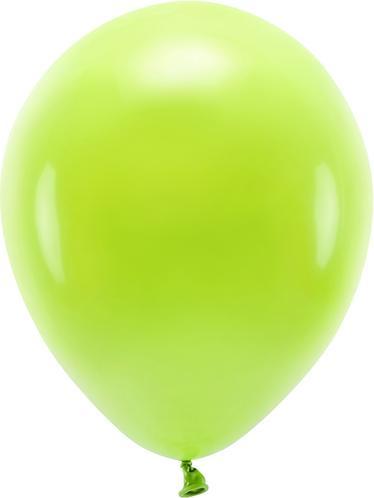 Actual product image Partydeco Eco Balloons Lime Green Pastel (10 x)