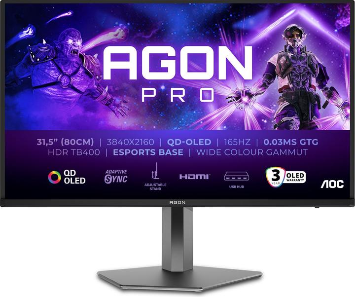 Actual product image AOC AG326UD (3840 x 2160 Pixels, 31.50")