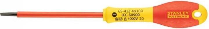 Actual product image Stanley FatMax 4x100mm Electrician Flat Screwdriver (65-412) (Port)