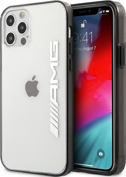 Image du produit Mercedes AMG AMHCP12LAESLBK iPhone 12 Pro Max étui rigide transparent peint en métal (Apple iPhone 12 Pro Max)