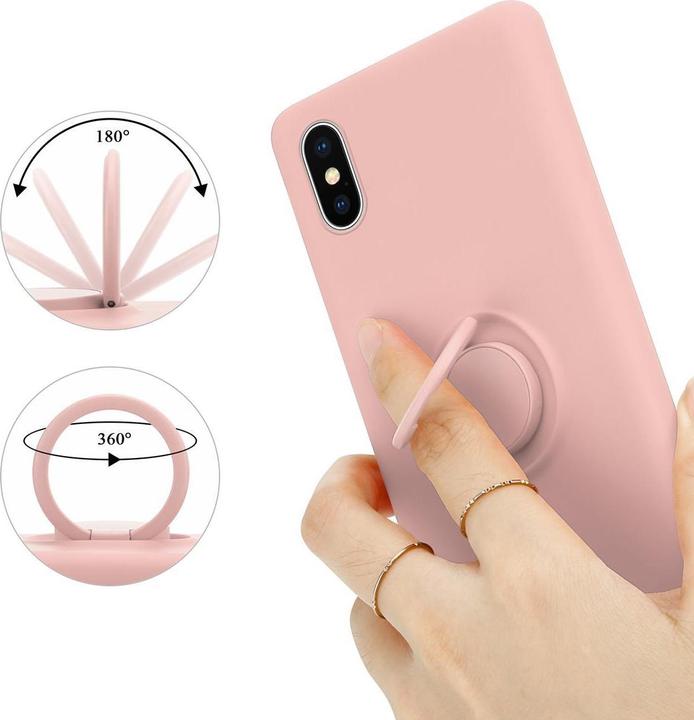Image du produit Cadorabo TPU Liquid Ring Silicone Case Cover (Apple iPhone XS Max)