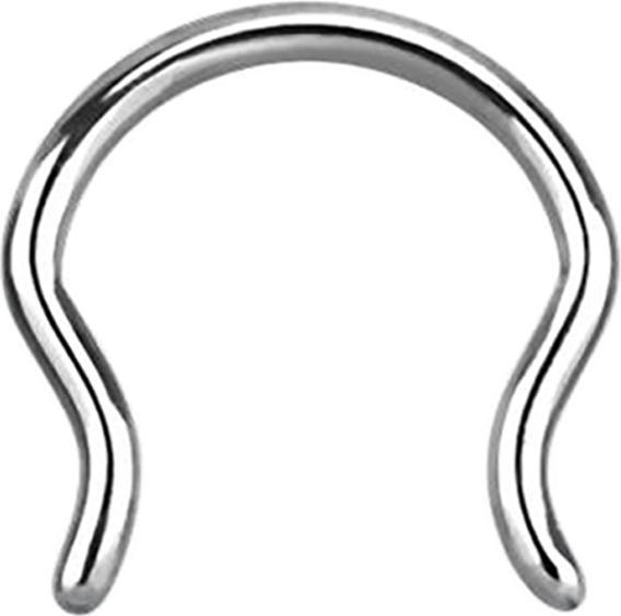 Image du produit Star Piercing Anneau septum argent (sans laiton, Acier chirurgical 316L)
