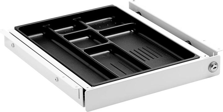 TecLines TUS015W Pull-out underbench drawer S incl. lock, white