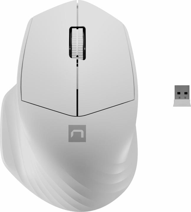 Produktbild Genesis NATEC Wireless mouse Siskin 2 white (Kabellos)