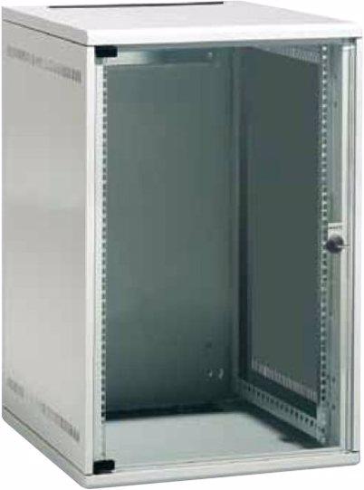 Actual product image Schäfer Shop SCHAFER NT Box - cabinet - network cabinet - suitable for wall mounting - light gray (10.87 RU, 19 inch rack)