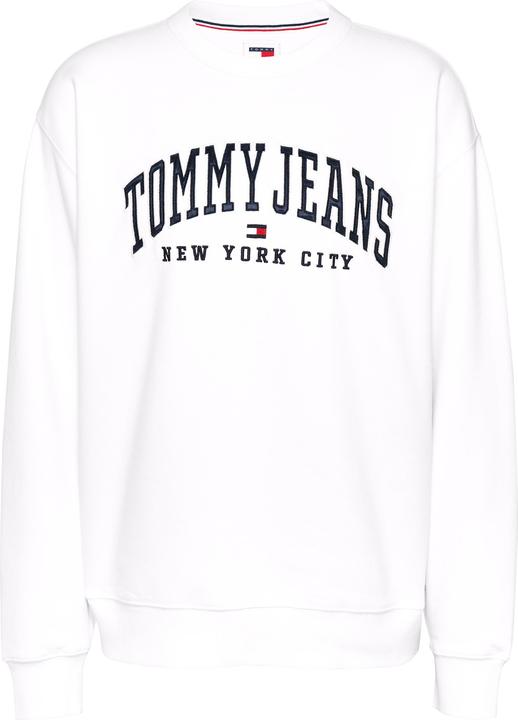 Actual product image Tommy Hilfiger Varsity Relaxed Fit Crewneck Dames - Wit - Maat L (L)