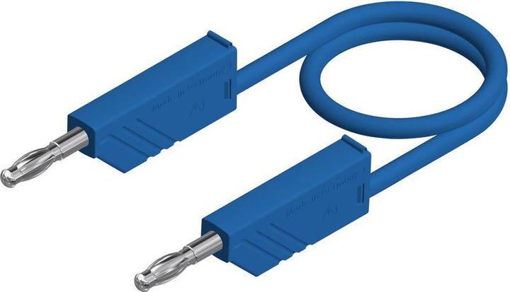 Hirschmann Test & Measurement Laborkabel PVC 16A Messing verzinnt 1m 1mm² Blau