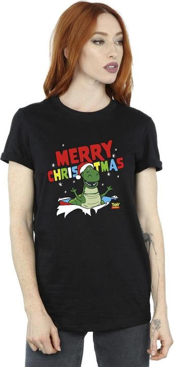 Immagine prodotto Disney Toy Story Rex Christmas Burst Maglietta Ampia Donna (M)