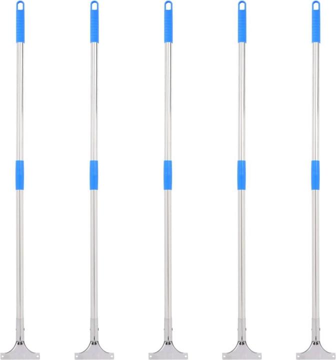 Actual product image VidaXL Floor squeegee handles 5 pcs. 119.5 cm and plastic (5 pcs.)