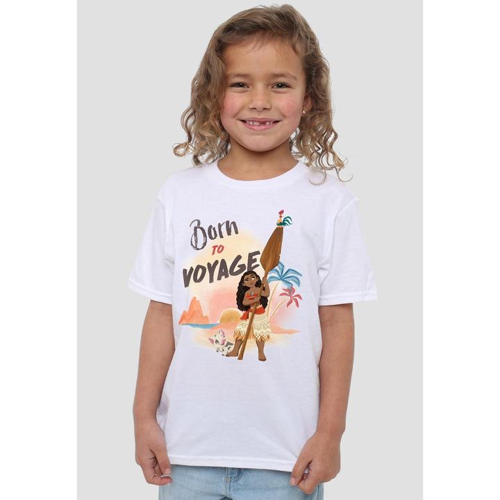 Actual product image Moana Childrens/Kids Born To Voyage T-Shirt (116)