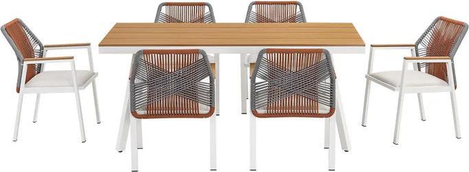 Image du produit Juskys Gartengarnitur Essgruppe Costa Rica (180 cm)