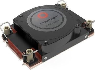 Actual product image Dynatron S7 Intel 4677 1U active copper 1100 heat sink with vapour chamber base fan with PWM and (27.40 mm)