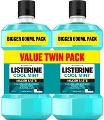 Actual product image Listerine cool mint, mouthwash, 600 ml (30 ml, Mouthwash)