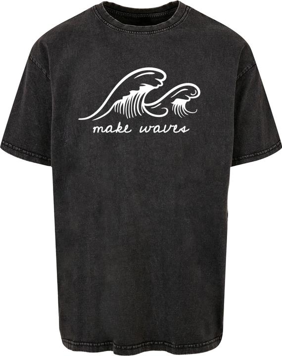 Merchcode Summer - Make waves Acid Washed Oversize Tee - 113039 (3XL)