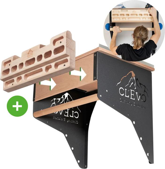 Clevo Climbing Bundle CLEVO Wall + Hangboard